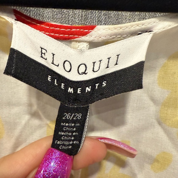ELOQUII ELEMENTS Colorful Floral Women's Dress 26/28 - Picture 2 of 2